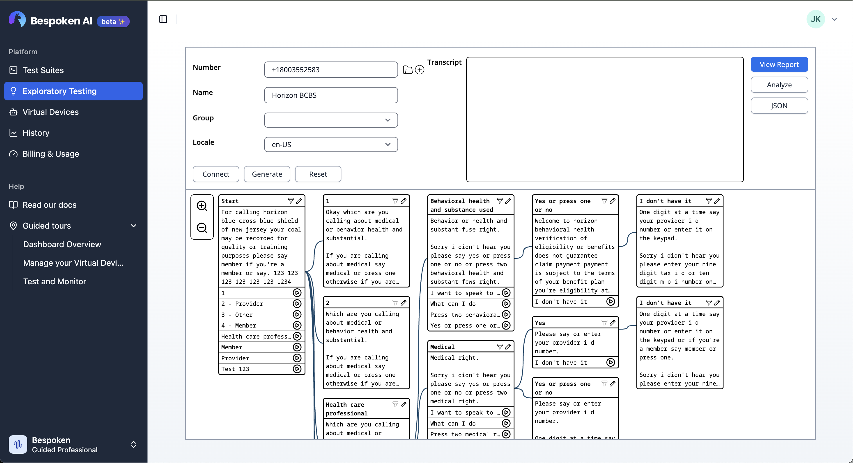 Mapping existing flows with AI